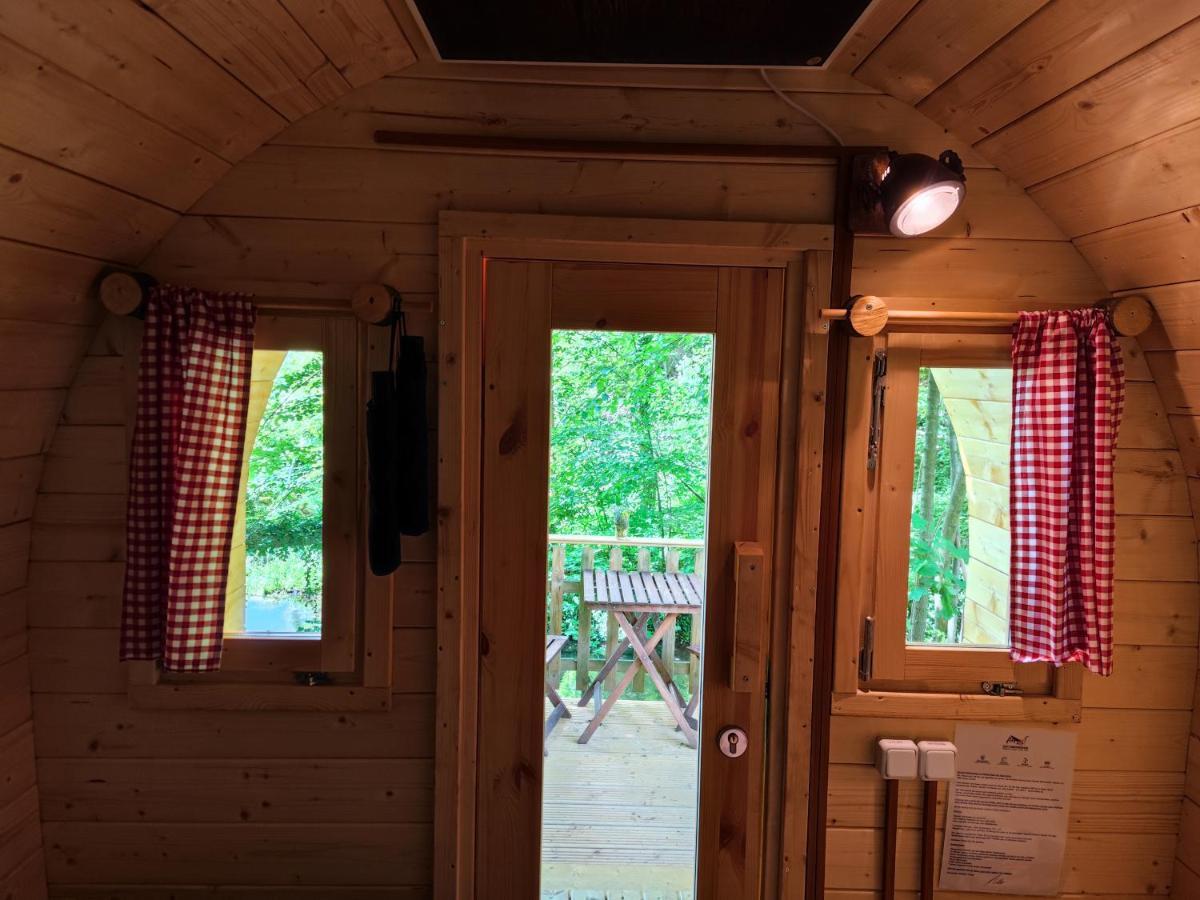 Fasshotel Westernwagen, Beheizt 2-3 Personen Kirchensittenbach ภายนอก รูปภาพ