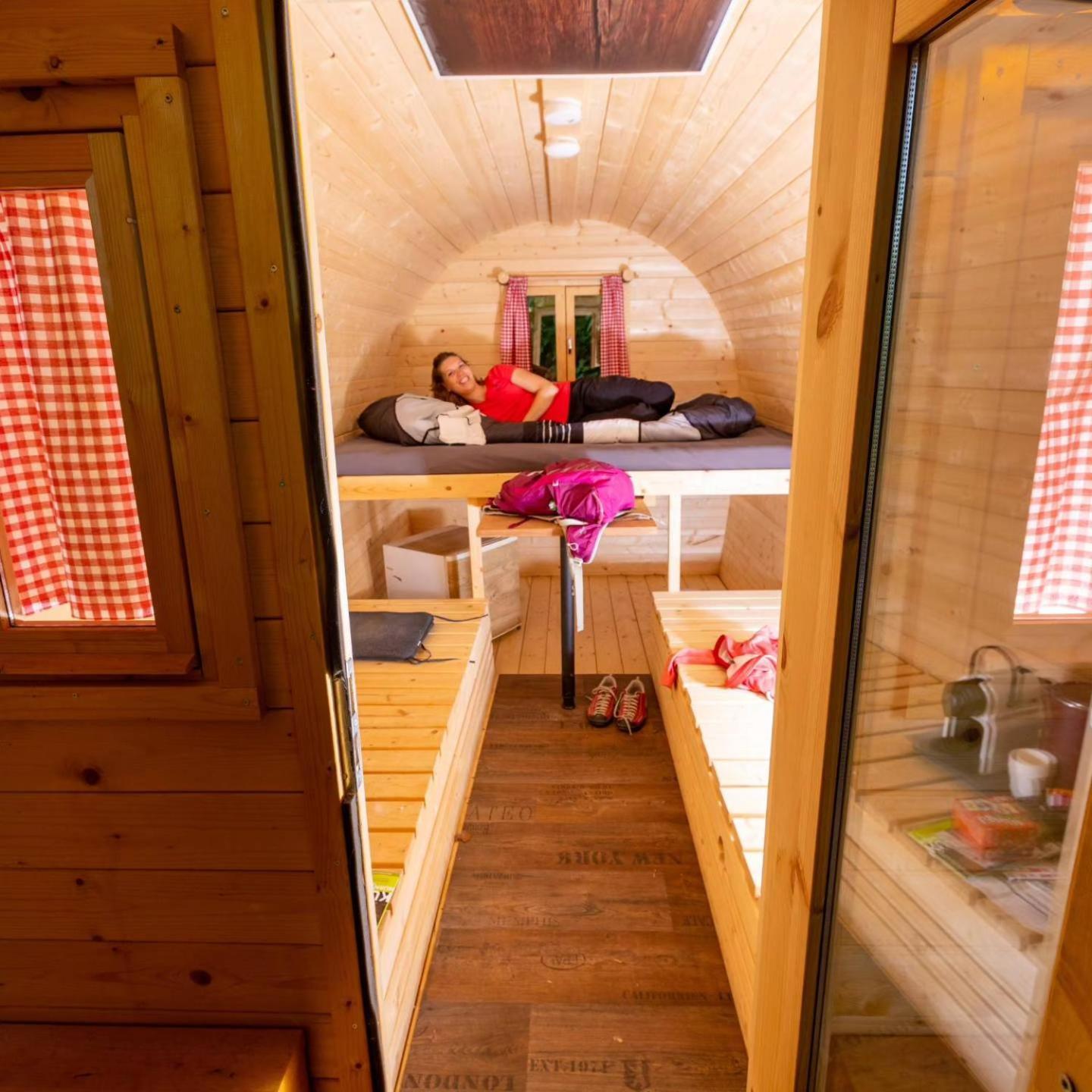 Fasshotel Westernwagen, Beheizt 2-3 Personen Kirchensittenbach ภายนอก รูปภาพ